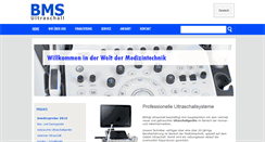 Desktop Screenshot of bms-ultraschall.de